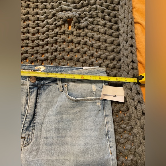 Women's Light Blue Distressed Jeans - Picture 10 of 16